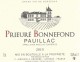 PRIEURE BONNEFOND Pauillac AOC 2020